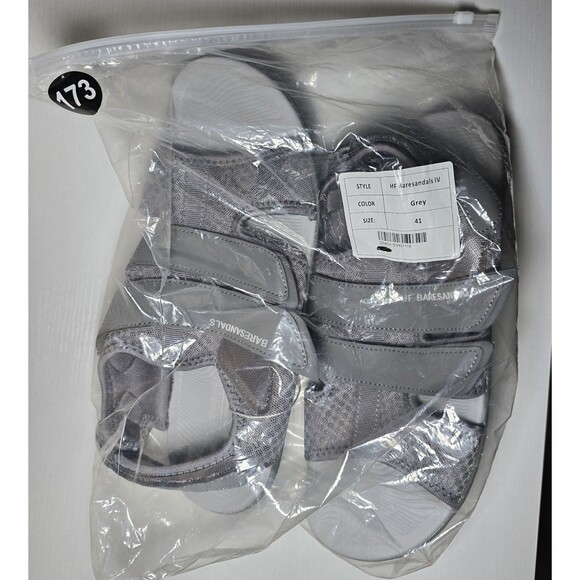 NWT Hike Footwear Ergonomic Barefoot Sandals Unisex EU Size 41/ US Men's 8 Grey - Picture 2 of 10